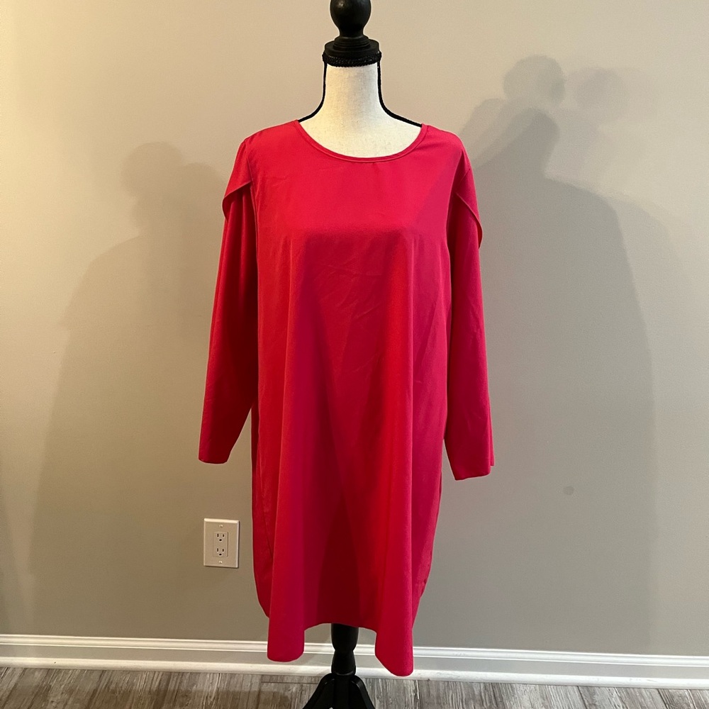 Pink Long Sleeve Dress